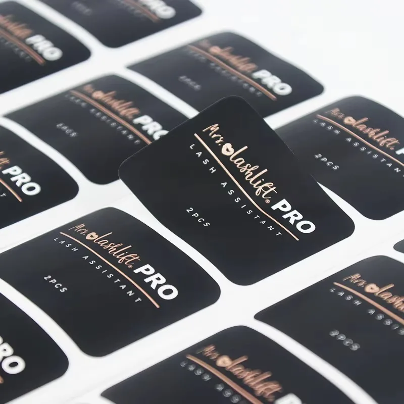 

Custom Waterproof PVC Labels｜Luxury Foil Stamped Stickers｜Self-Adhesive Perfume Bottle & Gift Box Packaging Labels