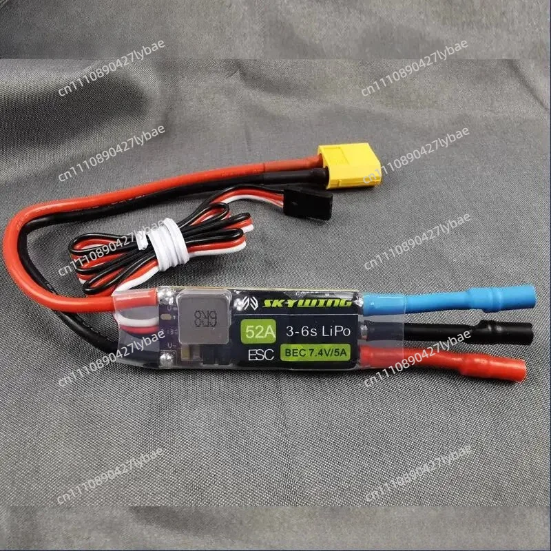 Skywing RC Plane 30E Part 6S XM3548EA-14 kv530 or 4S X3120-kv760 Brushless Motor 52A ESC Set For 30E 48inch  Airplane DIY Models