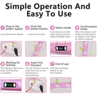 3D Pen For Children 3D Printing Drawing Pen DIY Funny Set for Kids Chidren Birthday Chrismas Creative Gift with PLA Filament 4