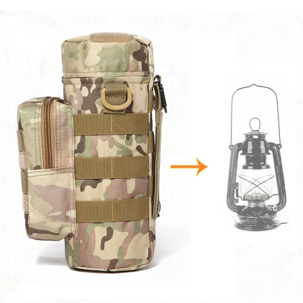 Tactical Molle Water Bottle Holder Bag Military Hydration Carrier Kettle Pouch Strap Water Bottle Outdoor Travel Camping Fishing