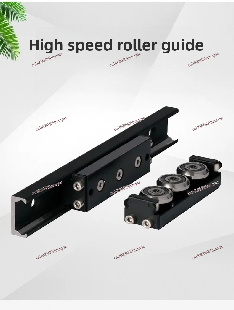 High Precision Roller Linear Guide Slide Smooth Industrial Linear Motion Roller Guide Rail For CNC Machinery Equipment
