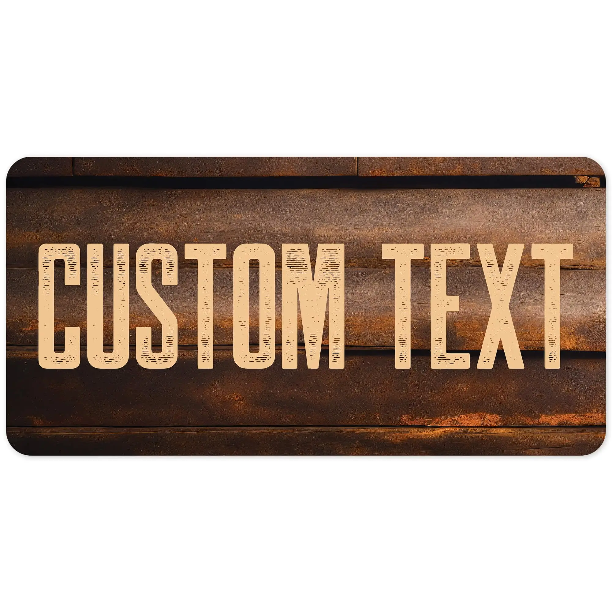 Custom Sign, Custom Street Sign, 11 Font Colors, 13 Font Styles, 4 Hole Options, 22 Sizes, 6x12 Inches, Rust Free DiBound, Fade