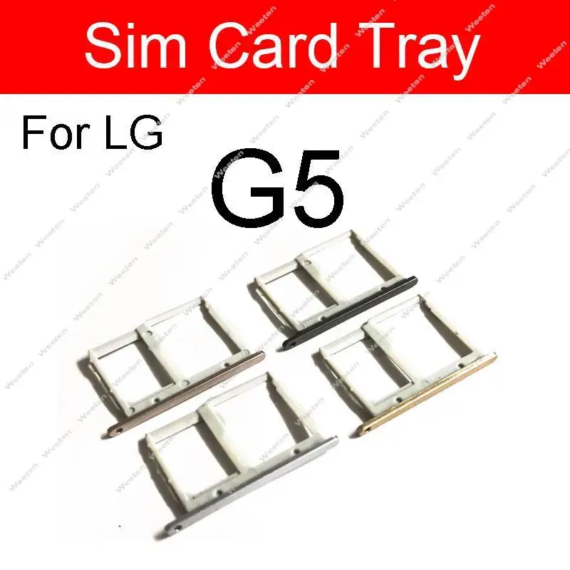 Memory SIM Card Tray Holder For LG G2 G5 G6 G7 G8 Sim Card Reader Slot Socket Adapter Replacement Parts Accessories