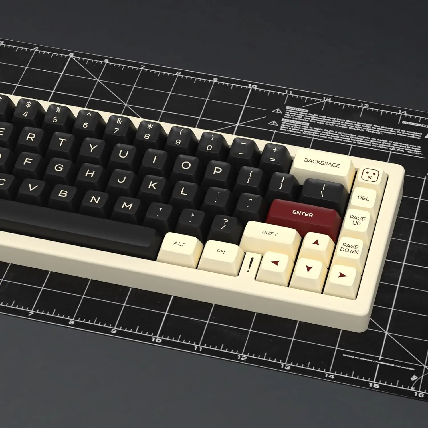 

Similar to The SA Profile Clone Rome PBT Dual-Color Keycap Set, This 160-Key Black And White Custom Keycap Set Is Designed