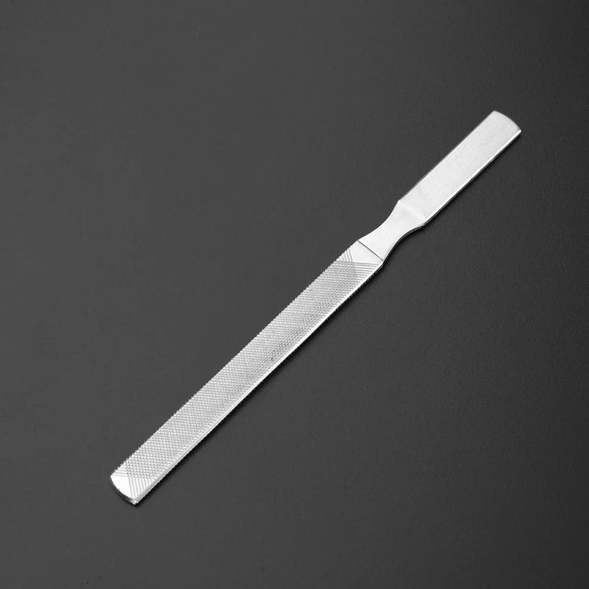 1Set Nagelvijl Set Roestvrij Staal Manicure Pedicure Gereedschap 13Cm 5.1inch 18Cm 7.1inch Vierzijdig Dubbelzijdig Nail Art Slijpen