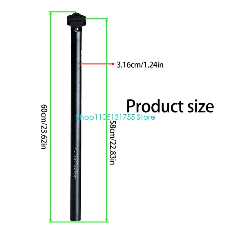 عمود مقعد التعليق قابل للتنظيم بارتفاع المقعد وسبائك الألومنيوم للدراجات #6