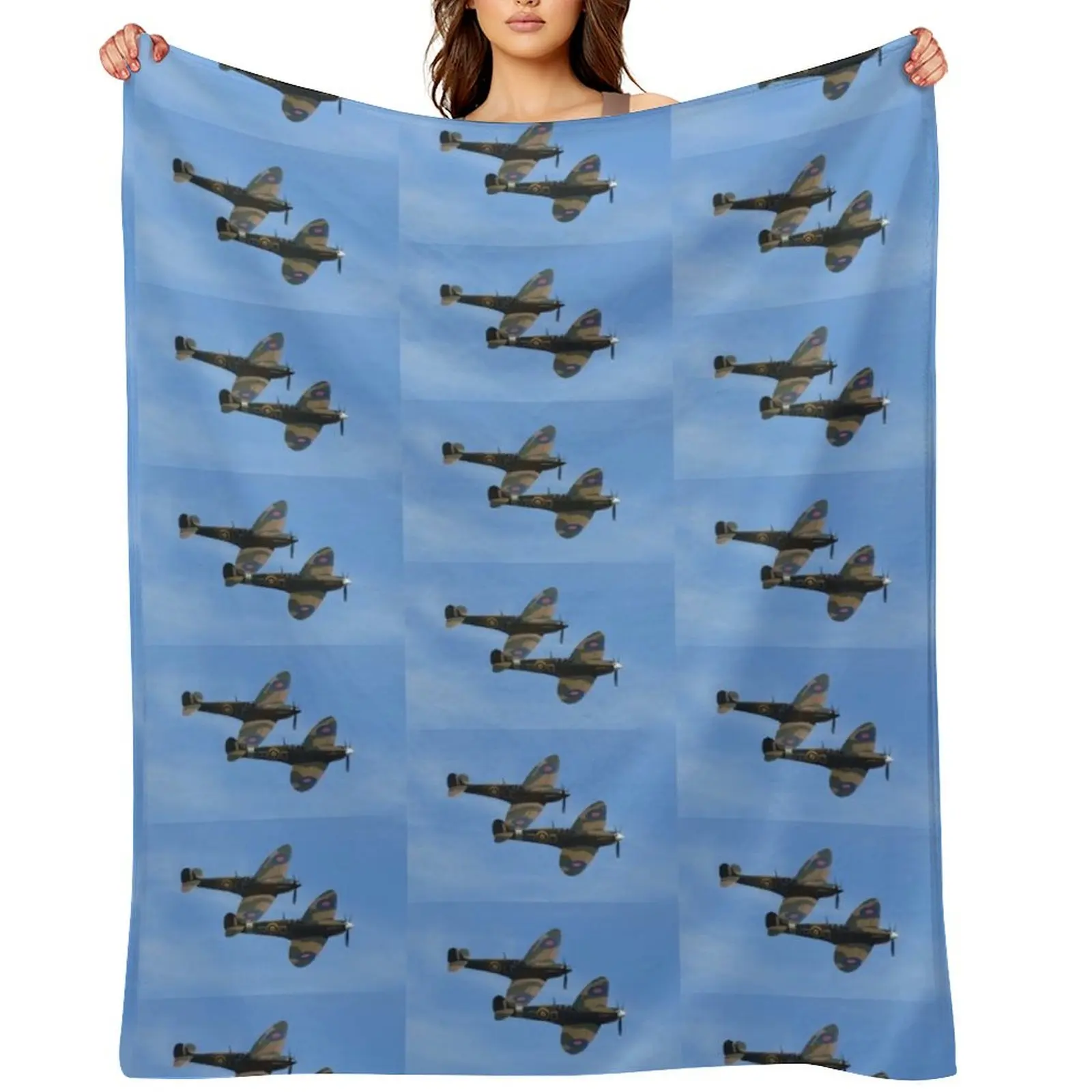 

Spitfires Throw Blanket Soft Plaid sofa bed Luxury Thicken Bed Fashionable Blankets