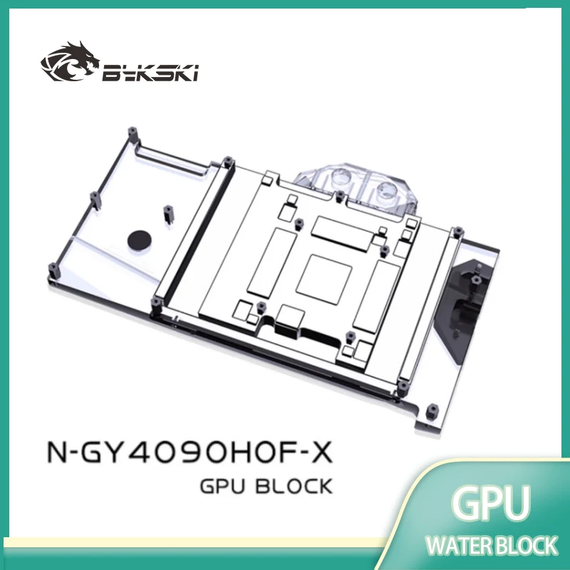 

Bykski N-GY4090HOF-X GPU Block Use for GALAXY RTX 4090 HOF OCLAB Plus Video Card Water Cooling / Full Cover Radiator Cooler