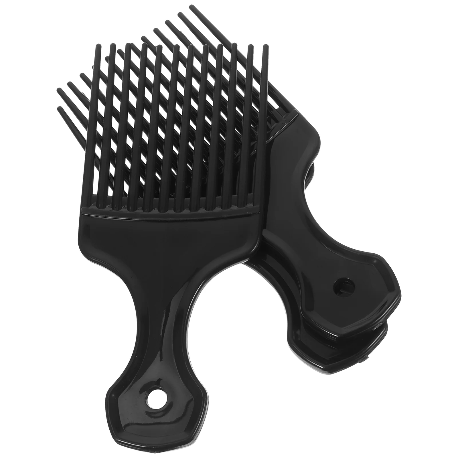 3pcs Large Wide Tooth Comb Hair Detangling Comb Hairdressing Rake Combs Slick Styling Hair (Black) wide comb