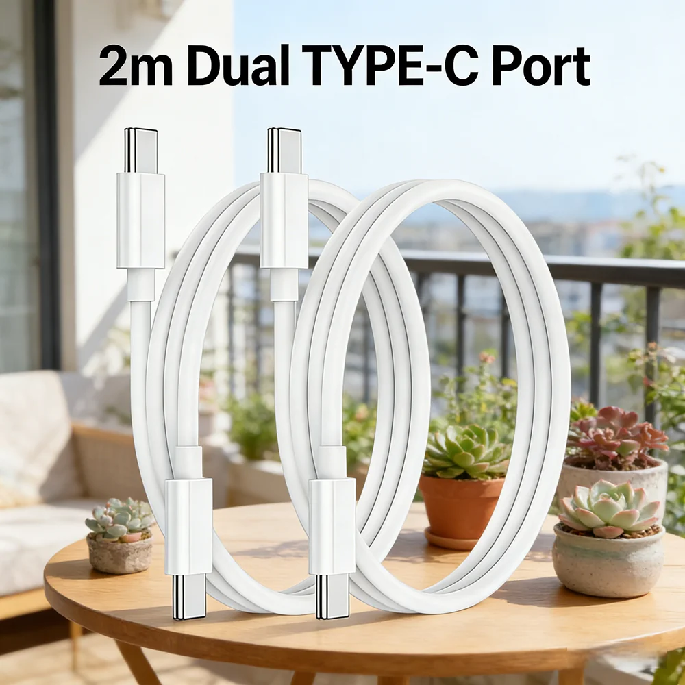 2-Pack 2M Usb C Cha…