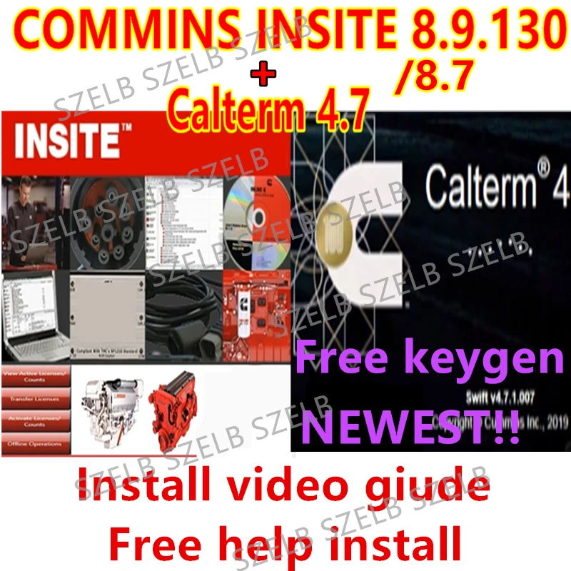 

Lastest Calterm 4.7.1.007+ Cummins Insite 8.9 /8.7 PRO with Keygen Engine Diagnostic Fault Code Engine Diagnostic Test Adjustmen