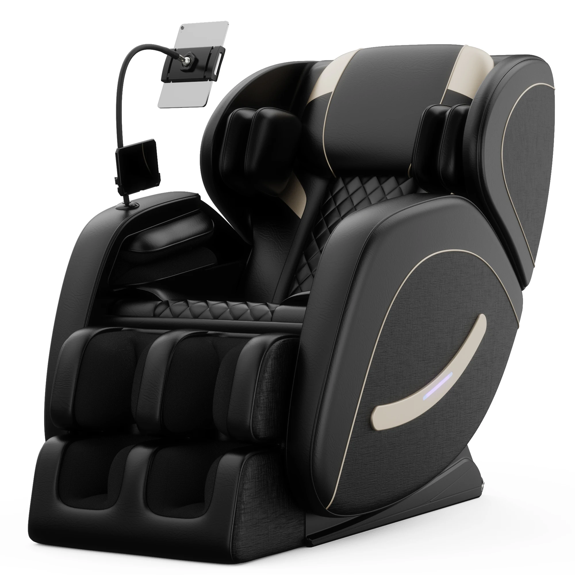 

Zero Gravity Massage Chair with Heating, Airbags, Foot Roller, Touchscreen Supports 180 lbs& 6ft