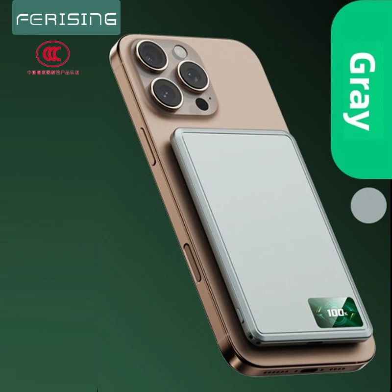 

CCC Certified China standard Wireless Power Bank Portable USB C 20W Mini Fast Charging External Battery for Magsafe iPhone Watch