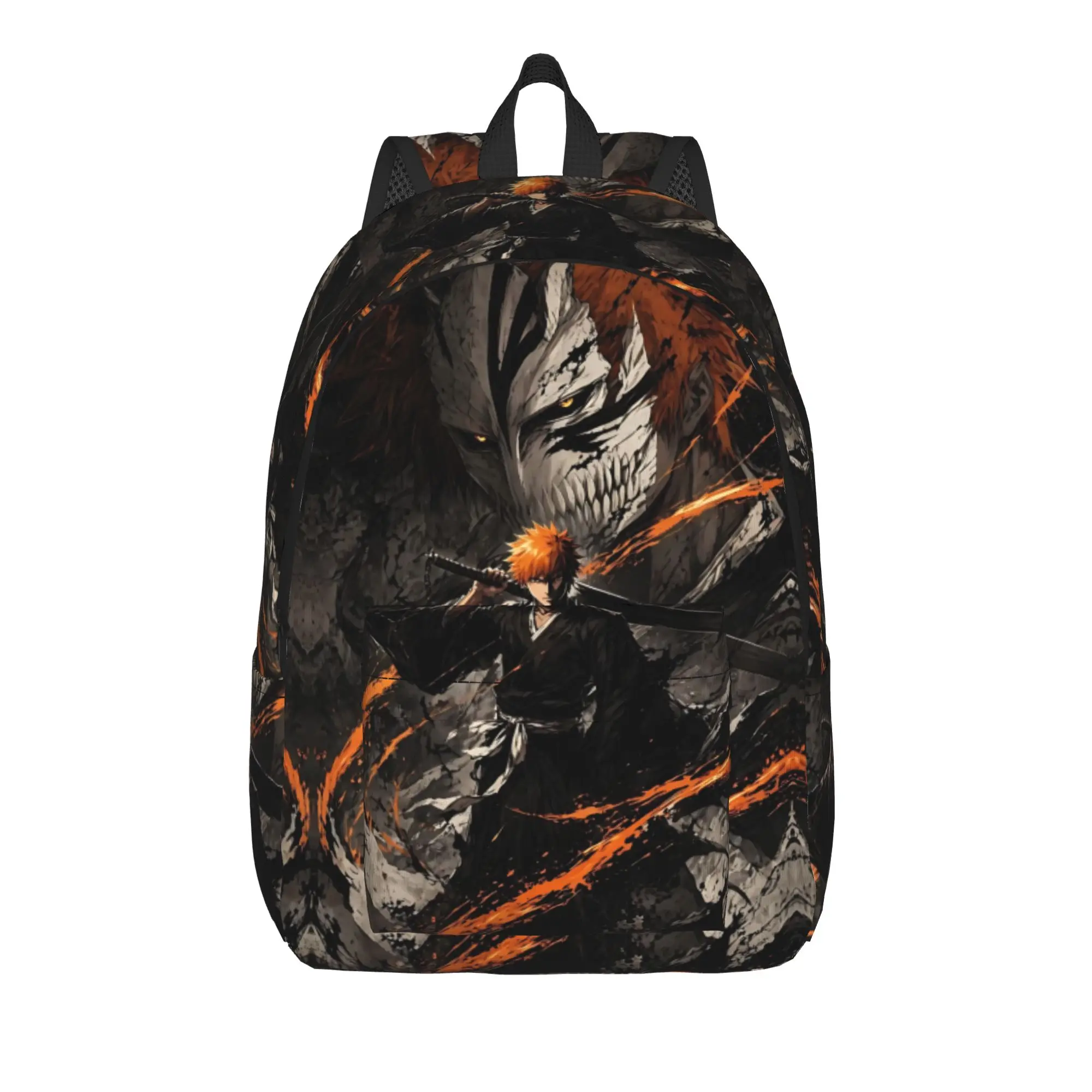 Fashion Bleach Anime Backpack  Mochilas Portable Camping Retro Washable Rucksack