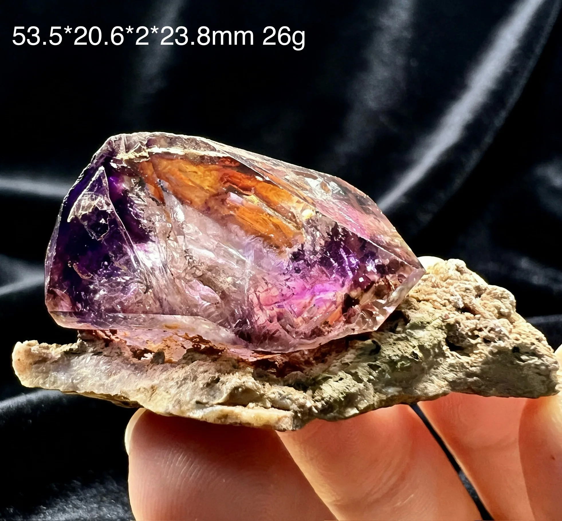 

Natural Super Seven Amethyst Raw Stone Specimen, Collection and Decoration, Natural Crystal Healing Stone