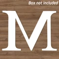 only Letter M No Box