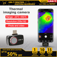 UNI-T UTi260M Mobile Thermal Camera for Android Phone 256x192 25Hz Industrial Inspection Heat Loss Detection Infrared camera