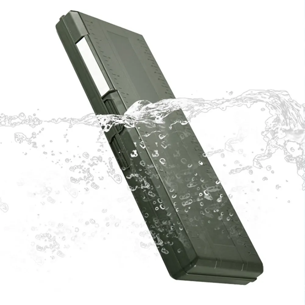 Caixa magnética de equipamento de pesca de carpa, plástico, equipamento de pesca de carpa, caixa de armazenamento, suporte de equipamento de linha de pesca, acessórios de pesca de carpa