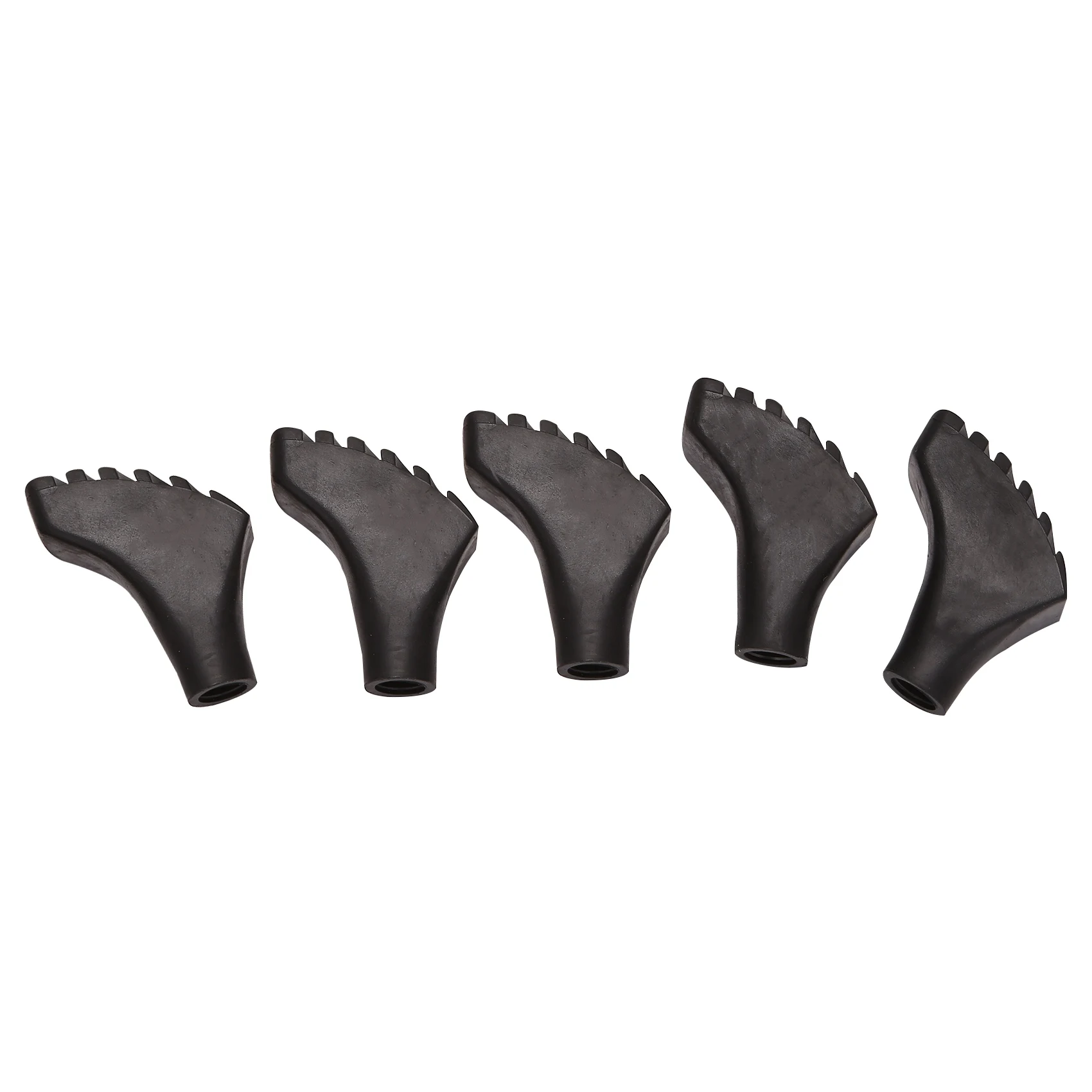 Four Pack of Extra Rubber Replacement Tips (Replacement Feet/Caps) for Trekking Poles - Fits All Standard Hiking and Poles