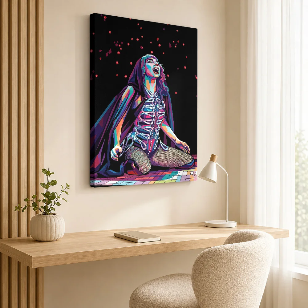 Devin Haney Boxing Pop Art Framed Canvas Print Poster Customized Photo Sports Portrait Wall Paintings Decoration for Game Room