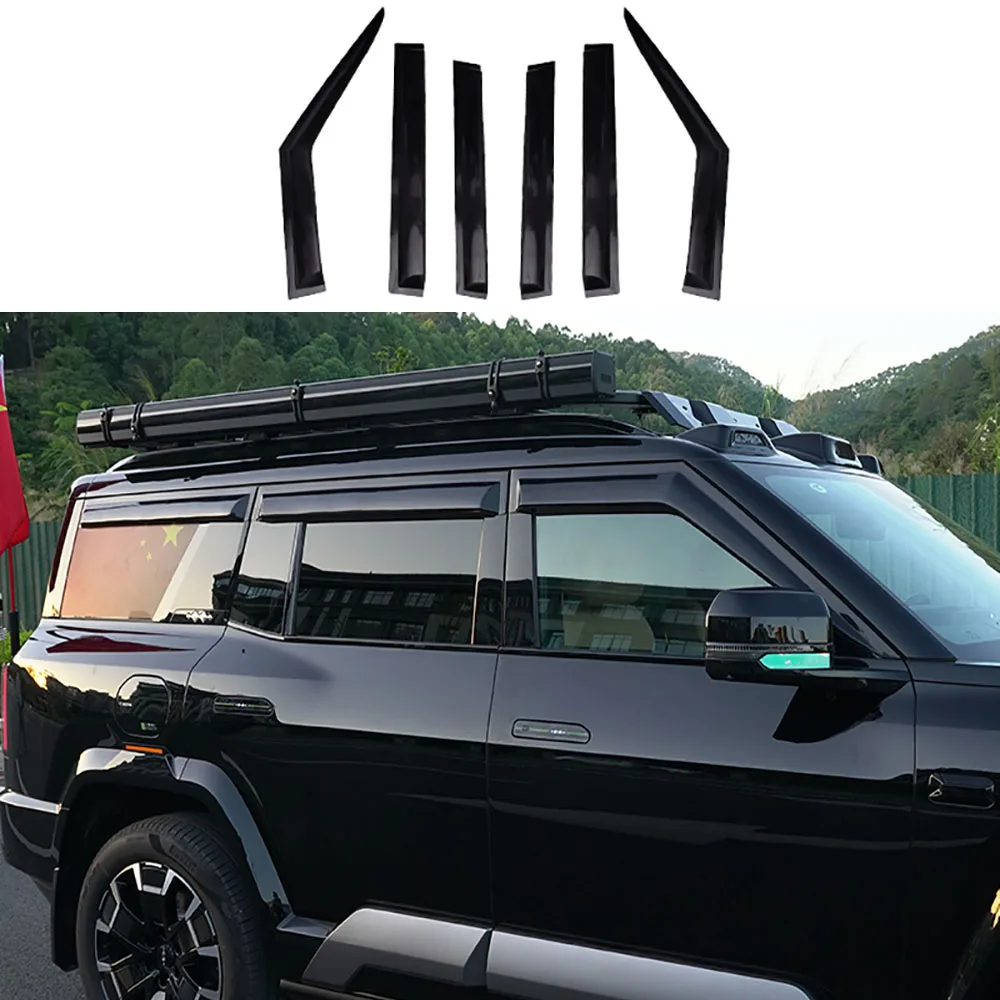 

For BYD Equation Leopard 8 2024 2025 2026 Car Window Rain Shield Body Modification Kits Window Windshield Accessories