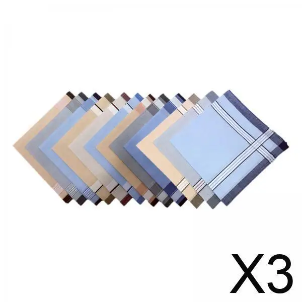 3x مناديل رجالية من القماش منديل جيب مربع منديل للحفلات الراقصة للرجال الرسمي #1