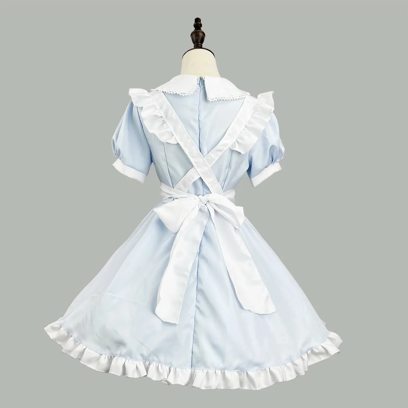 Robe de femme de chambre Lolita en forme de cœur pour filles, olympiques de cosplay mignons, robe de femme de chambre trempée pour serveuse, olympiques de scène de fête, 5 couleurs, S -5XL