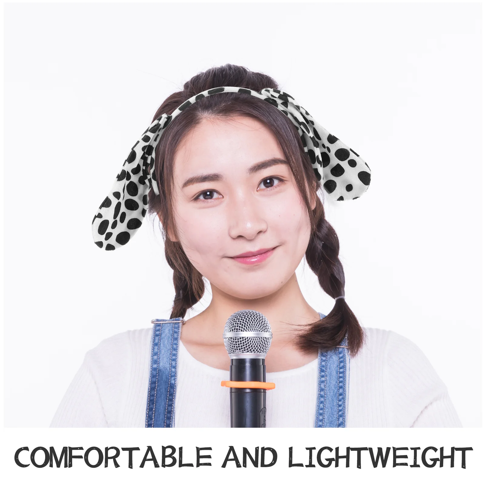 3 pezzi set di costumi per cani di Halloween orecchie fascia papillon coda accessori cosplay per feste per adulti costume per cani