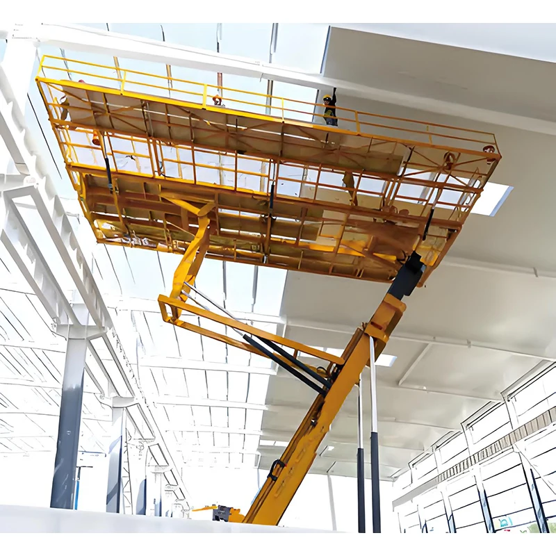 Heavy Duty Multi Function Aerial Work Platform Crawler Construction Machine for Tunnel Repair Photovoltaic Installation Use