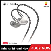 BGVP NS10 Pro 8BA+2DD Hybrid Drive Unit In Ear Wired Earbud HIFI Monitor Earphone With 2-in-1 Replaceable Plug MMCX Cable