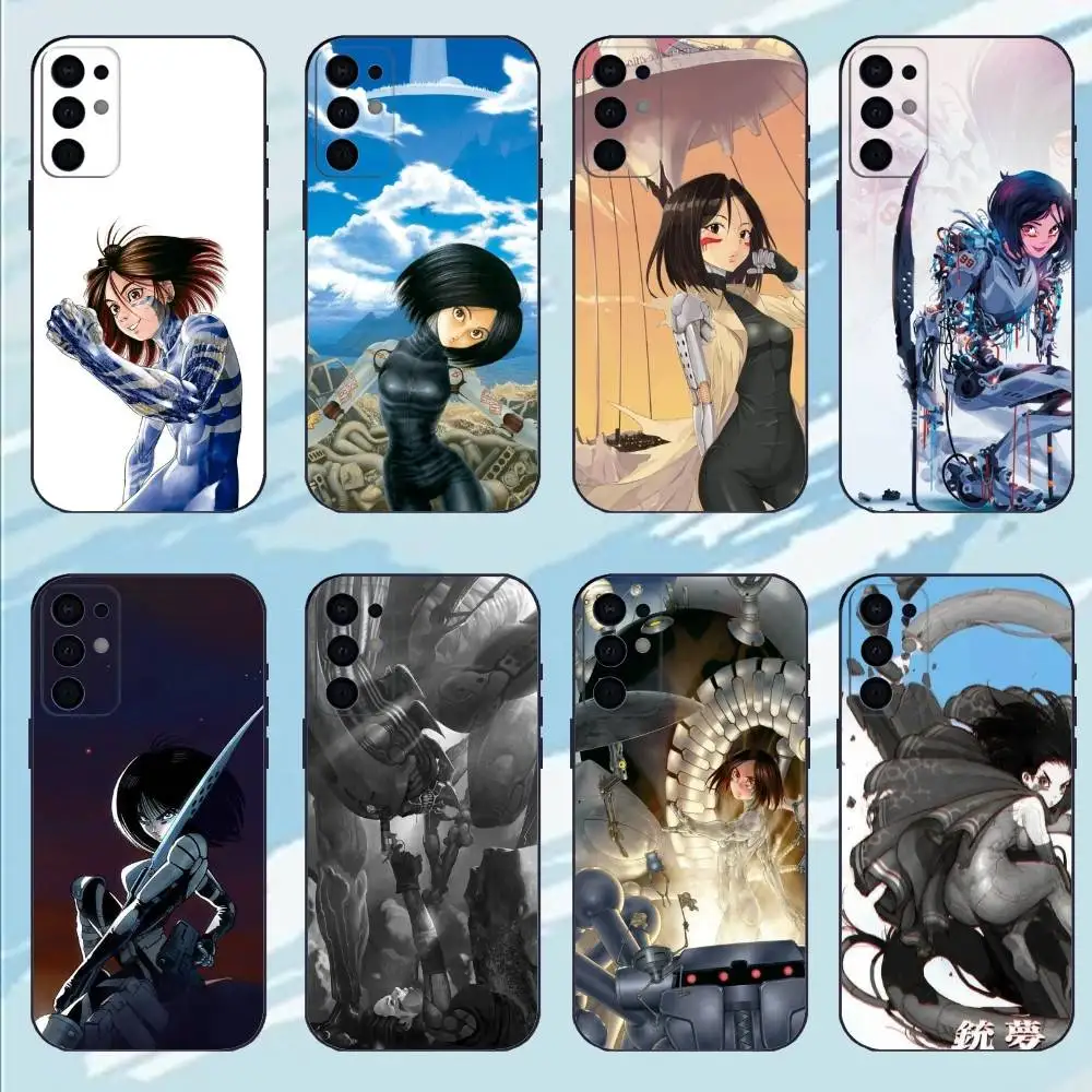 

Comics G-GUNNM Phone Case For Samsung S25,S24,S23,S22,S21,S20,Plus,lite Soft Black Shell