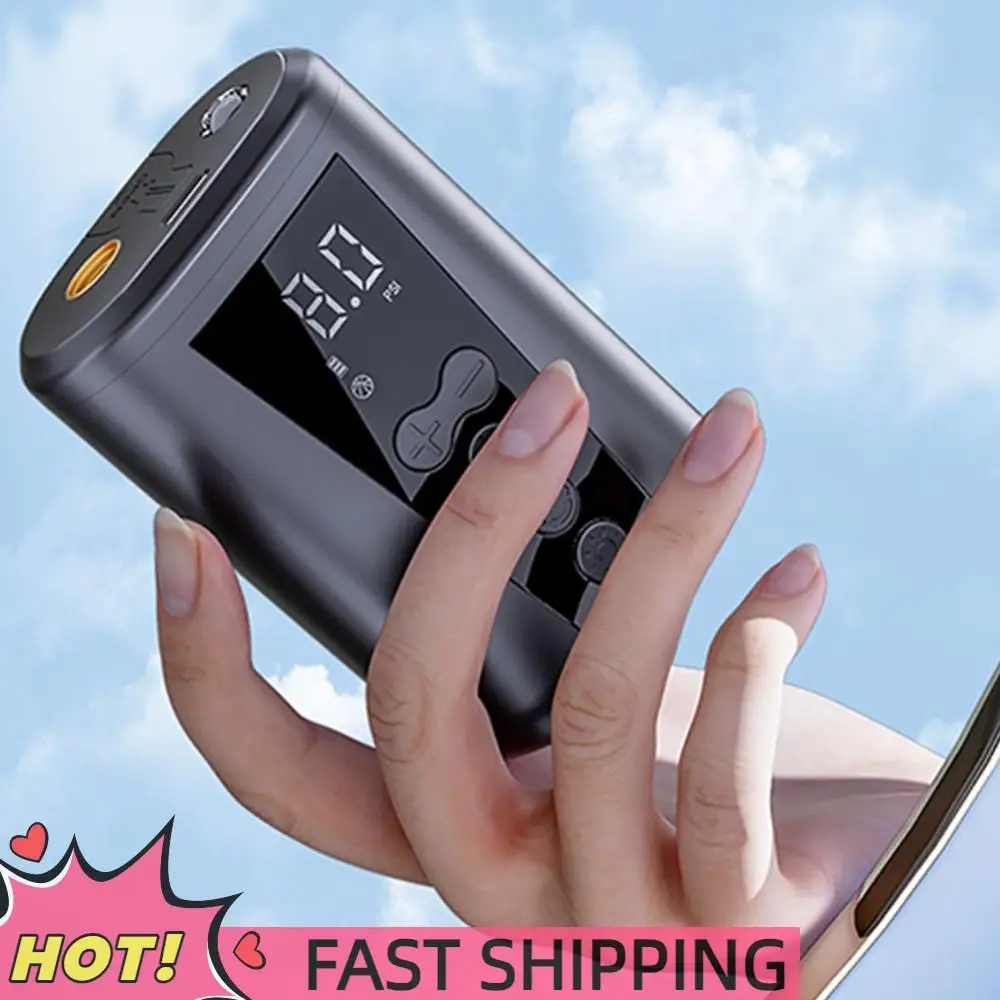 

Football Basketball Inflator Fast Inflation Electric Air Ball Pump LCD Display Portable Ball Pump for Football Basketball Soccer