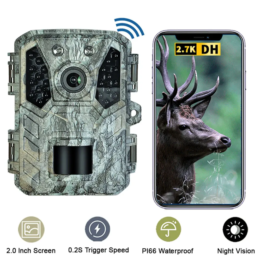 Trail Camera For Wildlife Monitoring Never Miss Moment And Exposure Control System Game Camera