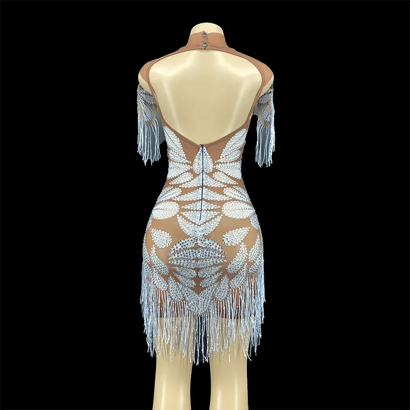 คริสตัลพู่หรูหราชุดเพชรพิธีชุดราตรีหรูหราผู้หญิง Vestidos De Gala Mujer Abito Da Sera Di Lusso
