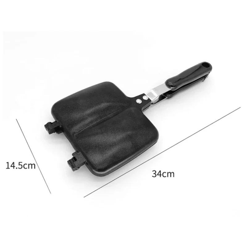 Non-Stick Sandwich Maker Iron Bread Toast Breakfast Machine Sandwich Maker Pancake Baking Barbecue Oven Mold Grill Frying Pan