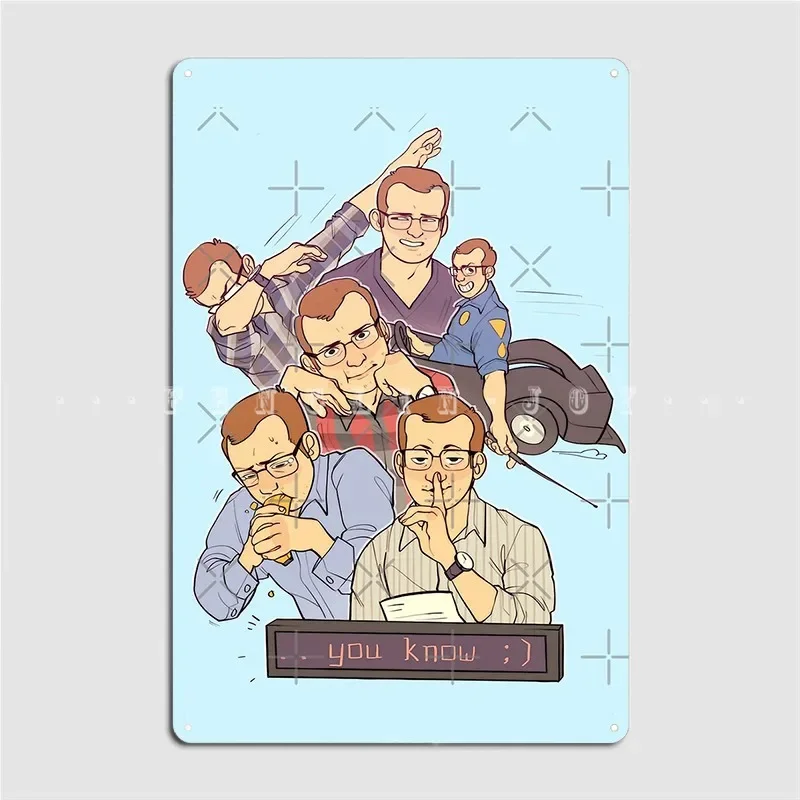 Griffin Mcelroy: Human Cryptid Edition Poster Metal Plaque Cinema Garage Party Vintage Painting Décor Tin Sign Posters