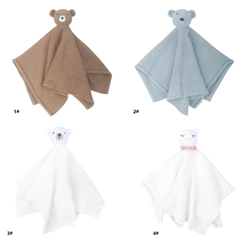 

Multifunction Baby Appease Towel Small Pacify Blanket Soft Breathable Animal Soother for Soothing and Entertaining