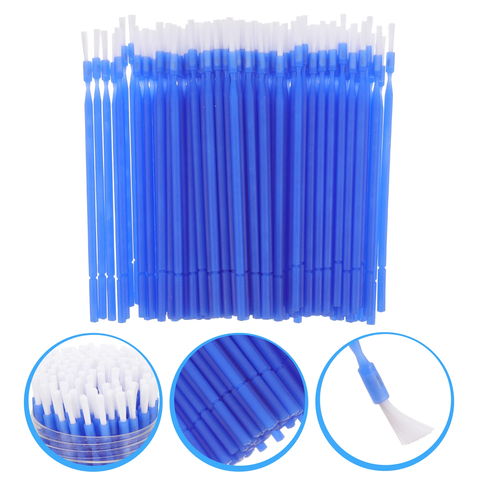 100 pcs Dental Brushes Disposable Dental Applicator Brush Fluoride Teeth Cleaning Travel Micro Tooth Applicator Oral Care