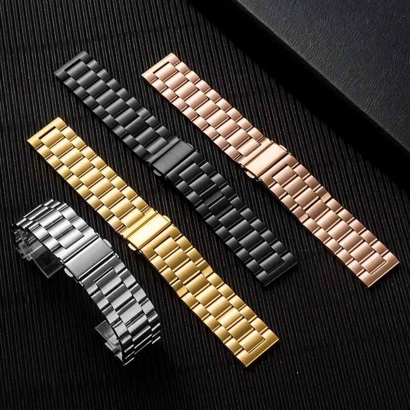 Stainless Steel Strap 20mm For Samsung Watch 7 5pro 40/44/45mm Band Metal Wristband For Samsung Watch 4 6 43mm 46mm Watchband