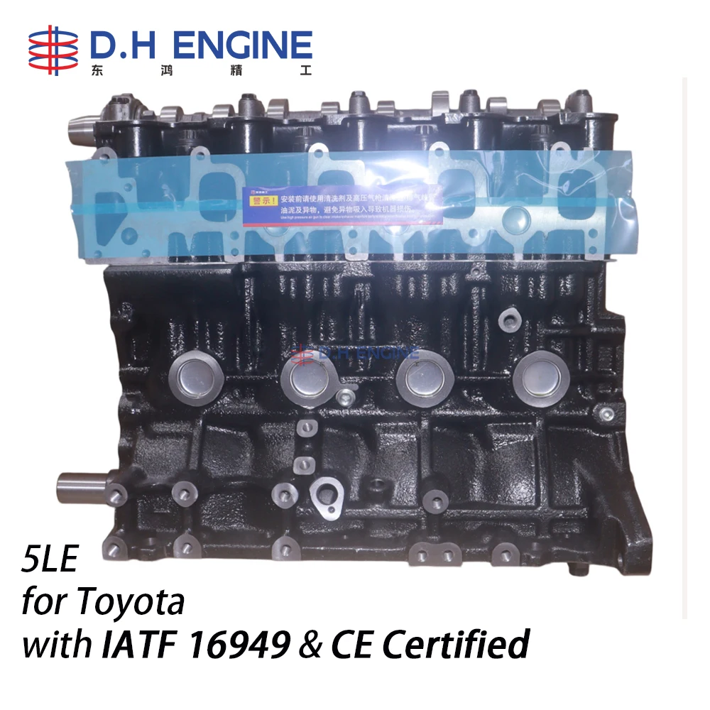 Cost Effective 3.0L 5LE Engine Long Block Diesel Motor for Toyota Hilux Hiace Fortuner Auto Parts Strict Factory Testing