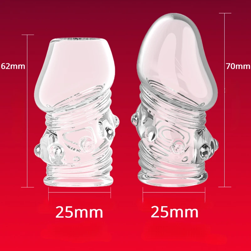 2 sztuk/zestaw Cock Ring korekta napletka nakładka na penisa duch ćwiczenia zabawki erotyczne dla mężczyzn pierścienie przedłużacz penisa zabawki dla dorosłych Cockring