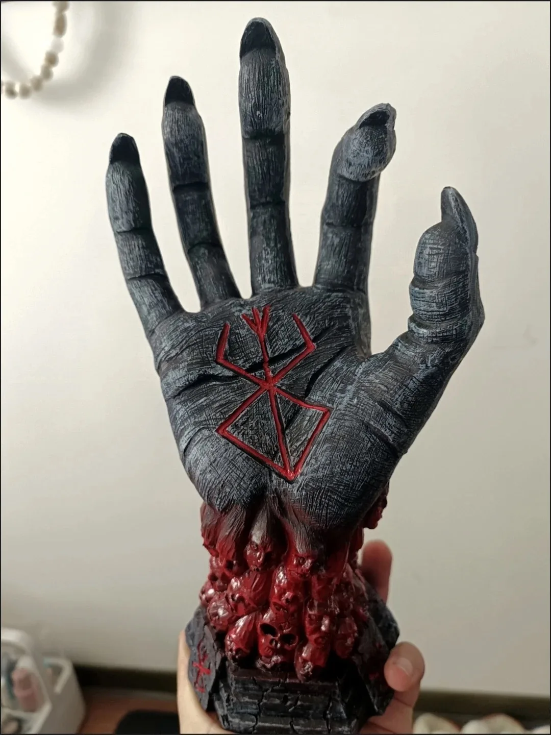 Figura Berserk de la mano de Dios, figura Berserk de 25cm, modelo de colección de mano de Diablo, juguete de Anime, estatuas de mano de bruja gótica, regalo