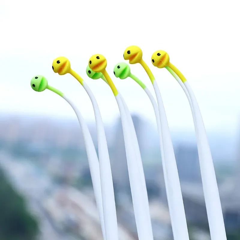 

24PCS Gel Pens Cute Cartoon Fashion 0.5mm Black Student Office Supplies Kawaii School Supplies Stationery