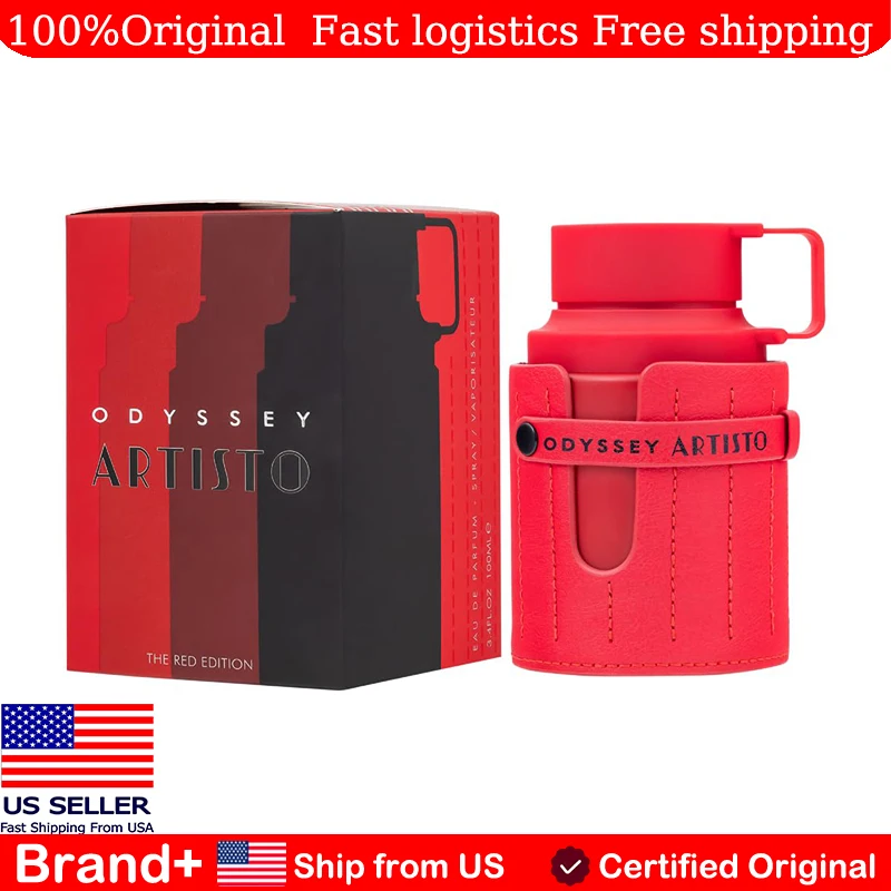 

Armaf Odyssey Artisto The Red Edition Eau De Parfum Spray Long-Lasting Fragrance Unisex 3.40 Ounce Cologne Pheromone Persistence