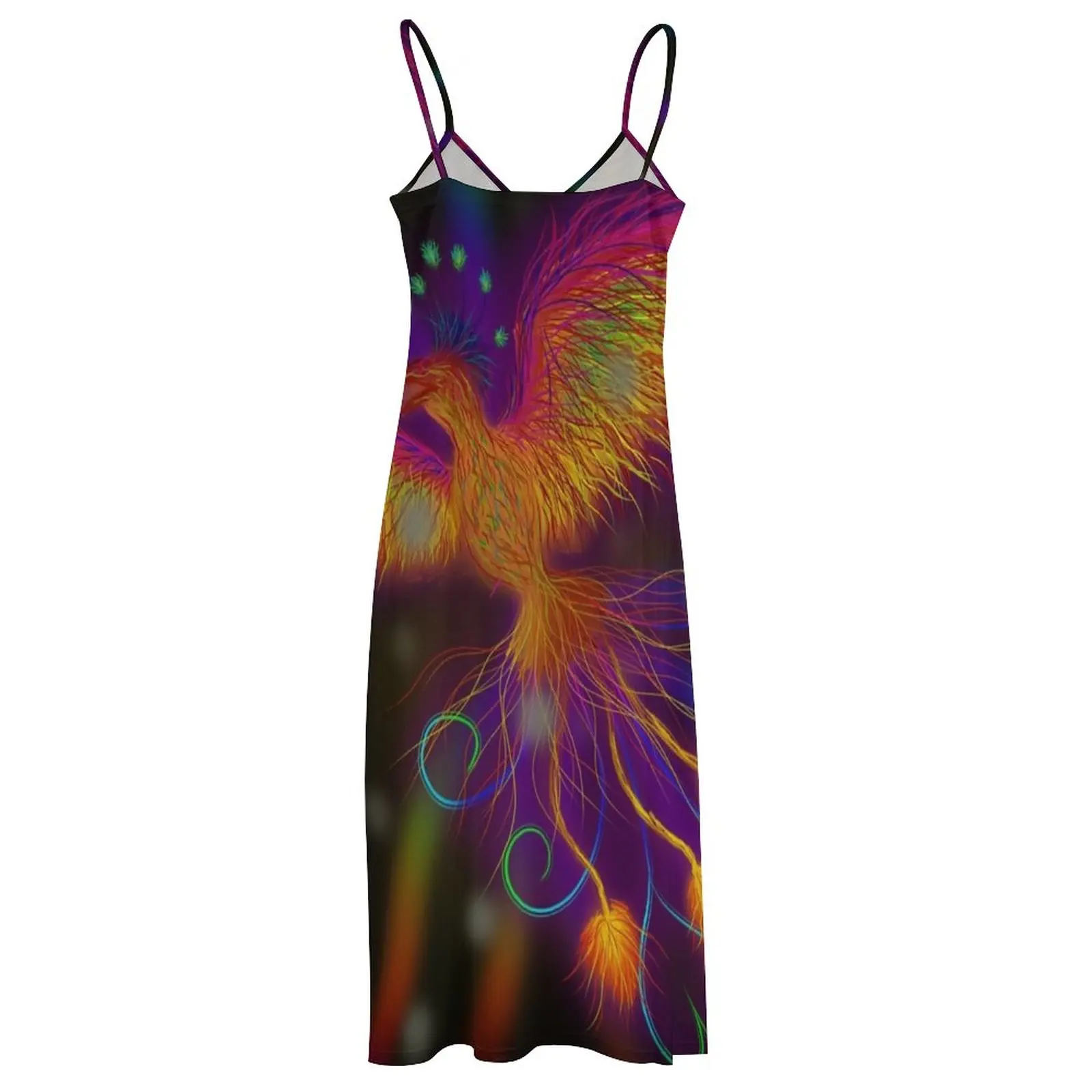 Phoenix-vestido vintage sin mangas para mujer, elegante vestido de fiesta, 2024