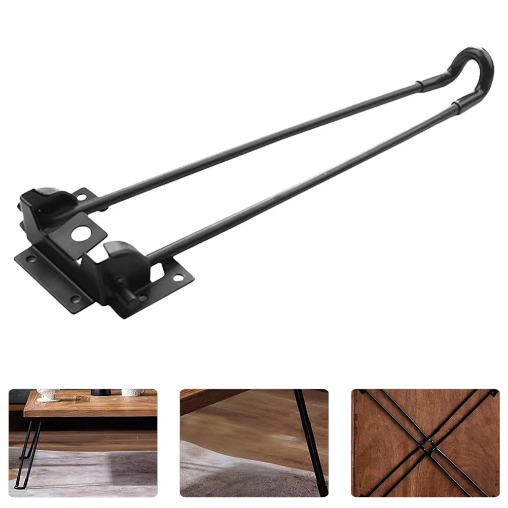 

4pcs Folding Duty Metal Foldable For Foldable Legs For Furniture Table Laptop Desk Coffee Table Hairpin Legs Furniture Parts