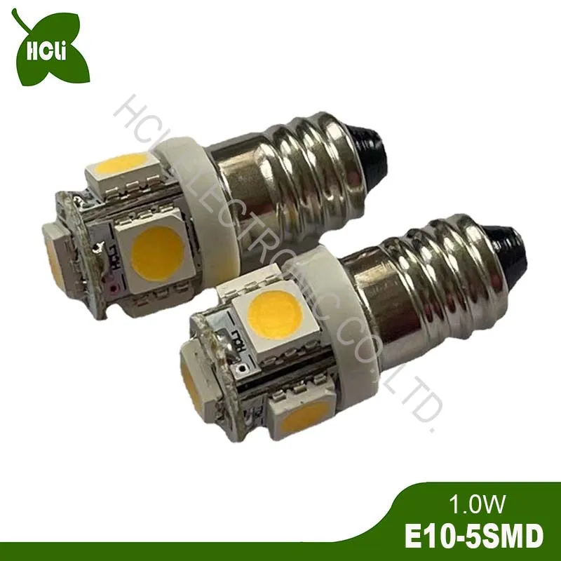 

High quality DC3V 4.5V 5V 6V 6.3V 12V 24V E10 Led Lights Warning Light Car Interior Clearance Side Lamp free shipping 10pcs/lot