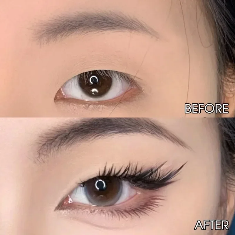 3/5 Rijen Enkele Cluster Valse Wimper Pluizige C Krul Gesegmenteerde Natuurlijke Nertsen Vos Ogen Effect Make Wimpers Extension gereedschap Nieuwe