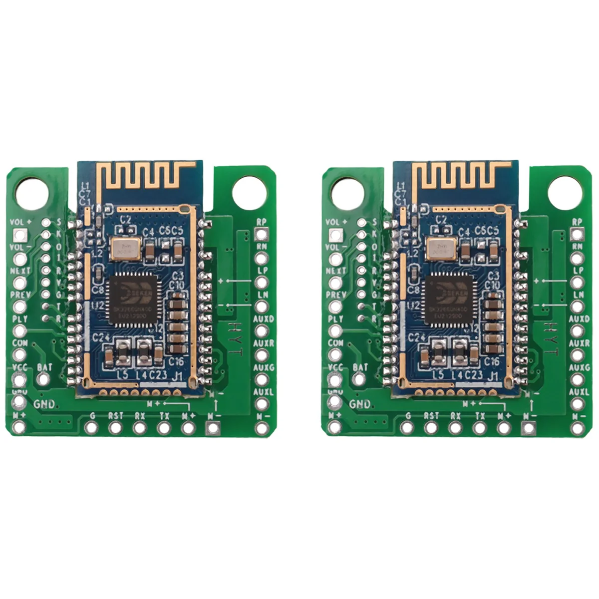 

2PCS Bluetooth TWS Amplifier Board 2 Line in Audio Receiver BK8008 Stereo Dual 5W Speaker Amplifier