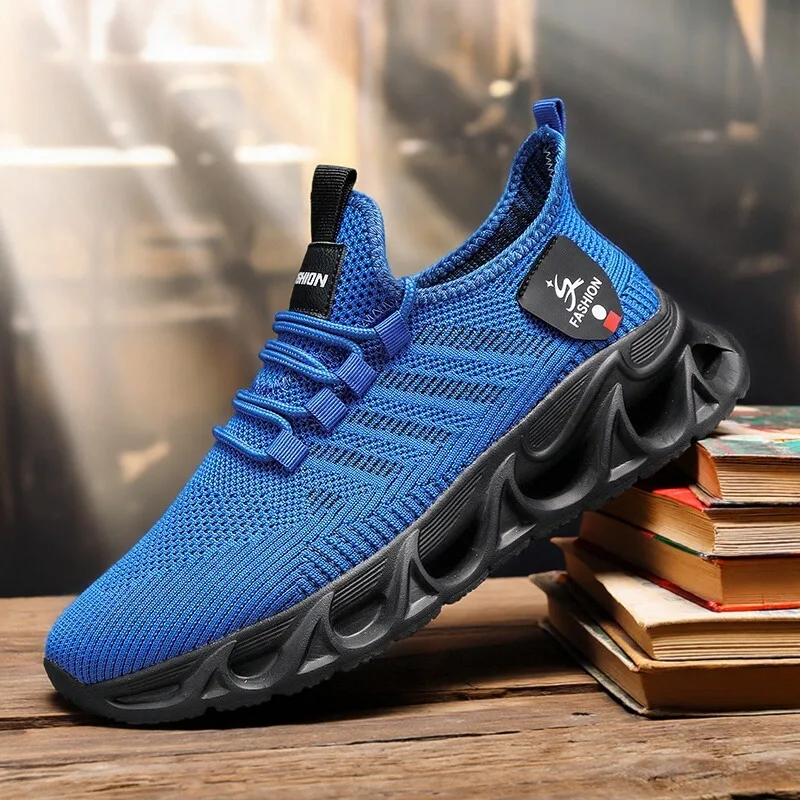 

MAEDEF Man Sneakers Sport Shoes Breathable Lightweight Outdoor Mesh Black Running Shoes Athletic Jogging Tenis Walking Shoes Man